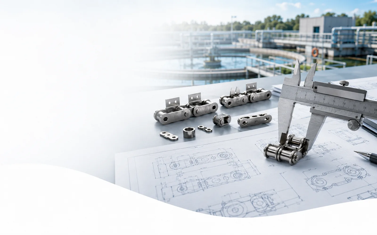Wastewater chain field measurement and application selection